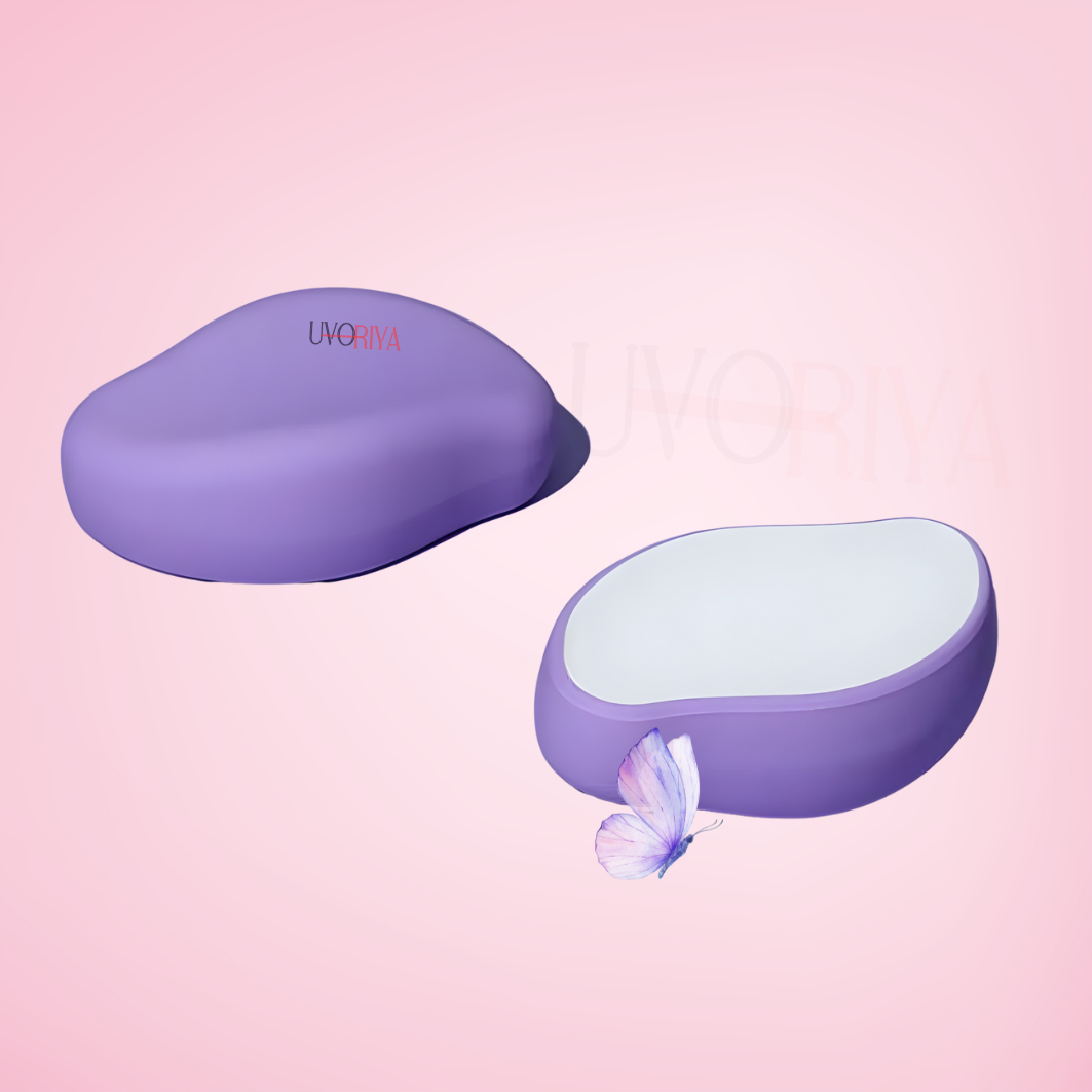 مزيل شعر كريستالي/ممحاة | مزيل شعر مقشر بدون ألم لبشرة ناعمة | للظهر والذراعين والساقين